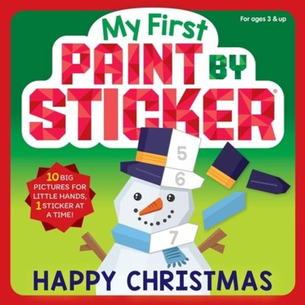 My First Paint by Sticker: Happy Christmas -- Workman Publishing